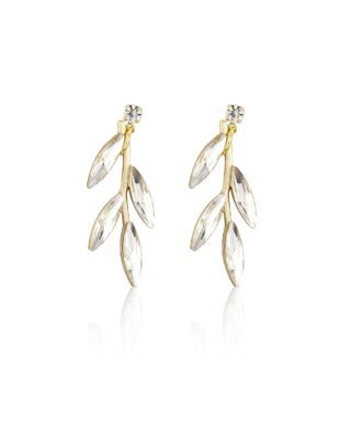 Kristall-Ohrringe-Blatt-AMELIA-Farbe-Gold-Sternenauge