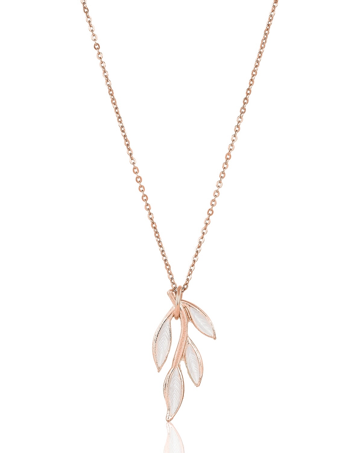 FIONA Halskette mit Blatt Anhänger von Sternenauge
