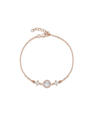 Ros&eacute;goldfarbenes Zirkonia Armband AURELIA von Sternenauge