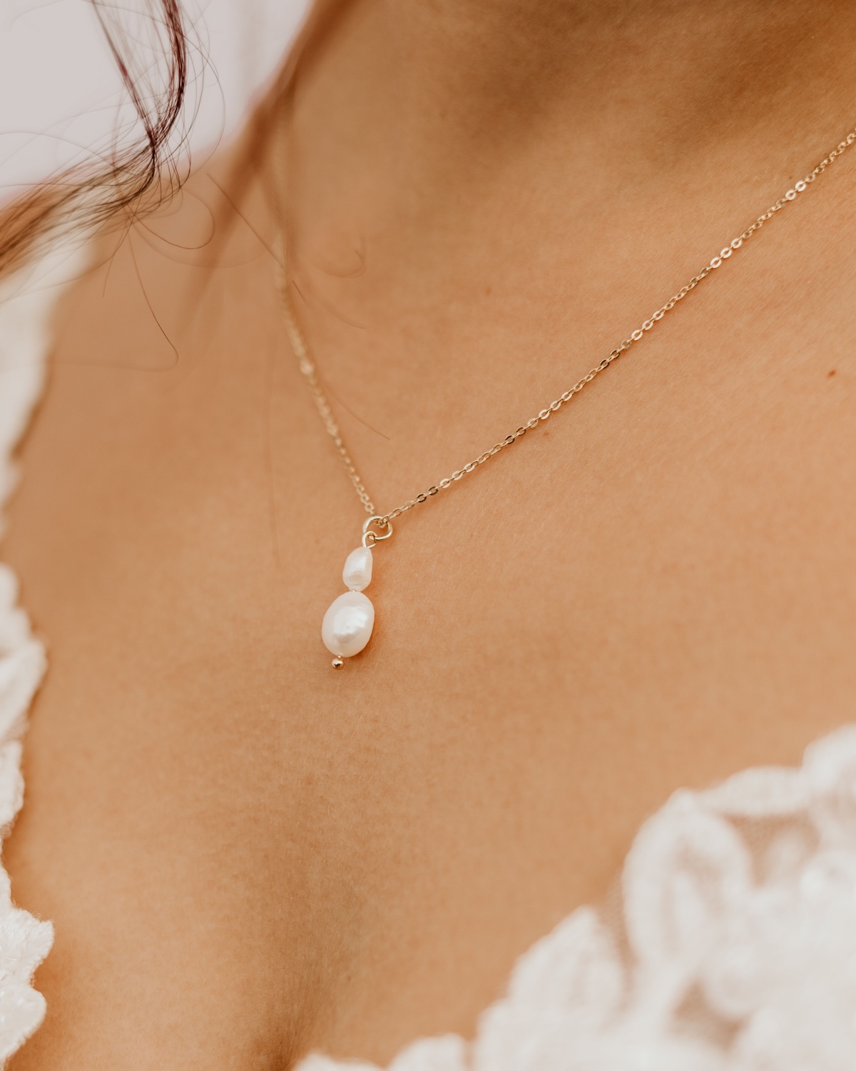 Halskette-mit-zwei-Suesswasserperlen-LEONIE-Sterling-Silber-Sternenauge