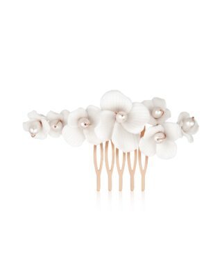 Kleiner-Blueten-Haarkamm-ALBA-Sternenauge-Farbe-Gold