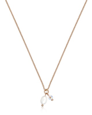 Roségoldfarbene Halskette ALEXIS mit Perlen von Sternenauge