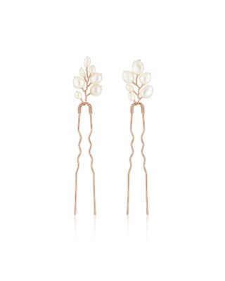 Suesswasserperlen-Haarnadeln-LEONIE-Farbe-Rosegold-Sternenauge