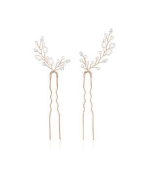 Haarnadeln-mit-Perlen-Blaetterform-ALEXIS-Farbe-Rosegold-Sternenauge