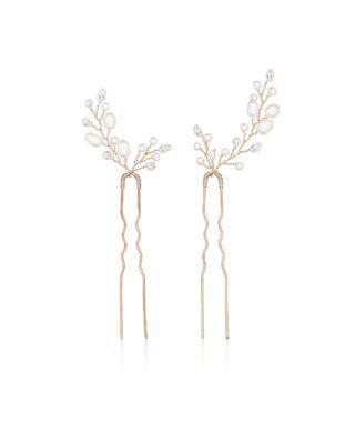 Haarnadeln-mit-Perlen-Blaetterform-ALEXIS-Farbe-Rosegold-Sternenauge