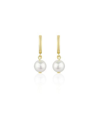 Perlen-Creolen-MERLE-Farbe-Gold-Sternenauge