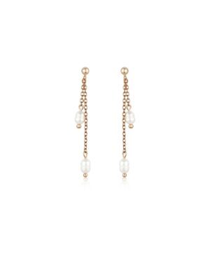 Perlen-Ohrringe-mit-Ketten-JULIE-Farbe-Rosegold-Sternenauge