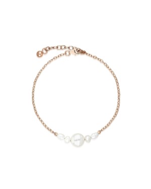 Sternenauge Roségoldfarbenes Perlen Armband NORA