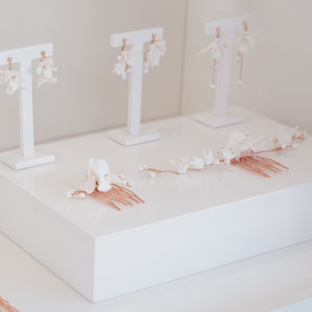 Sternenauge Schmuck für die Hochzeit Ohrringe und Haarschmuck