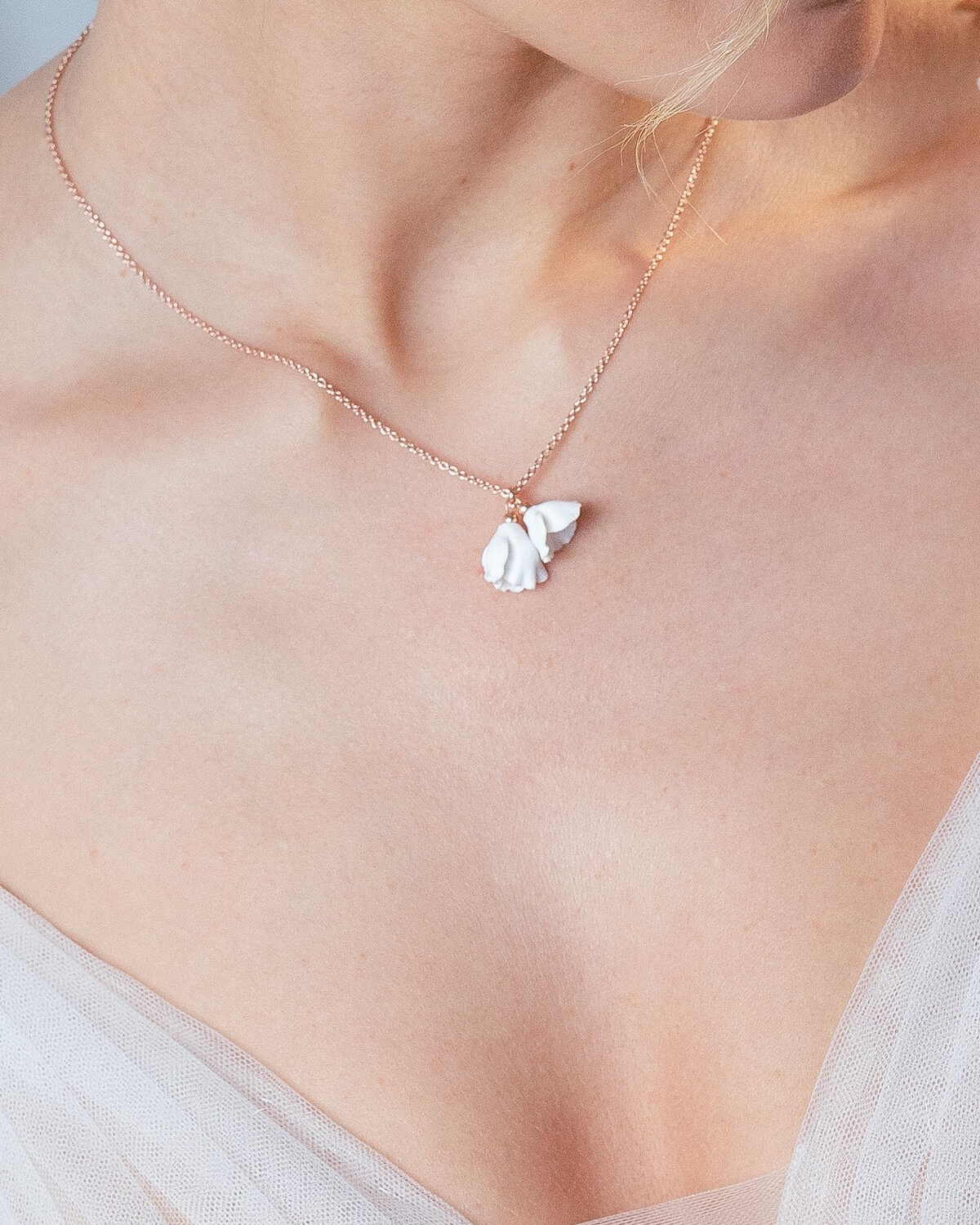 Sternenauge Detailfoto Blumen Halskette LEXI II