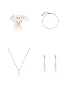 Brautschmuck-Set ANNOUK mit Muschelperlen von Sternenauge